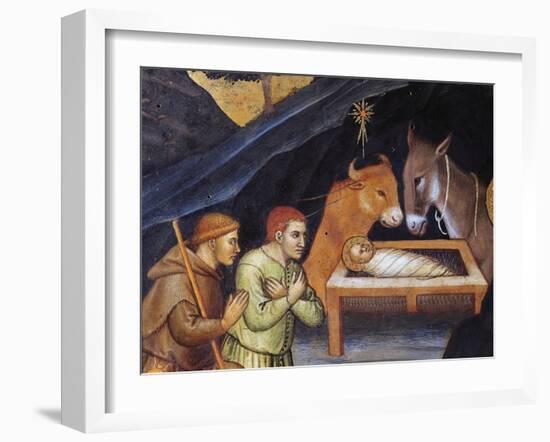 Adoration of Magi-Taddeo di Bartolo-Framed Giclee Print