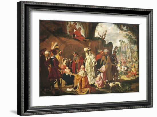 Adoration of Magi-Pieter Lastman-Framed Giclee Print