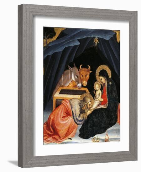 Adoration of Magi-Taddeo di Bartolo-Framed Giclee Print