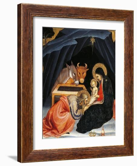 Adoration of Magi-Taddeo di Bartolo-Framed Giclee Print