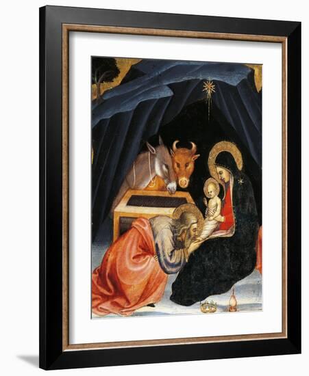 Adoration of Magi-Taddeo di Bartolo-Framed Giclee Print