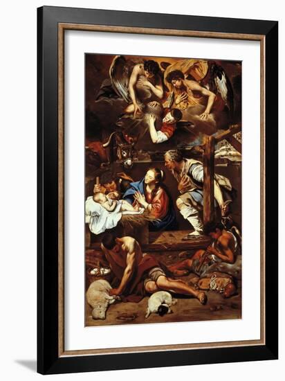 Adoration of Shepherds, by Juan Bautista Mayno-null-Framed Giclee Print