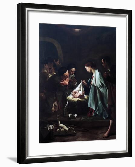 Adoration of Shepherds-Federico Bencovich-Framed Giclee Print