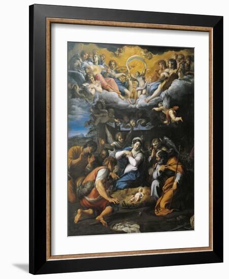 Adoration of Shepherds-Annibale Carracci-Framed Giclee Print