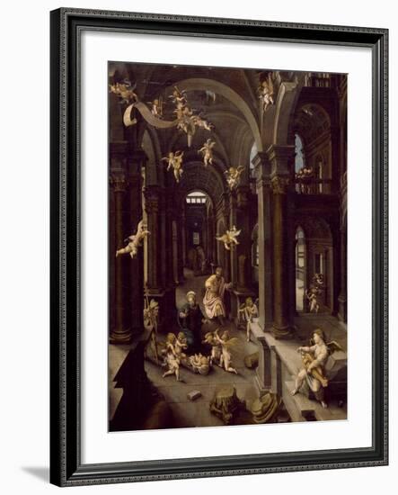 Adoration of Shepherds-Jean De Gourmont Elder-Framed Giclee Print