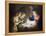 Adoration of the Child, 1619-20 (Oil on Canvas)-Gerrit van Honthorst-Framed Premier Image Canvas