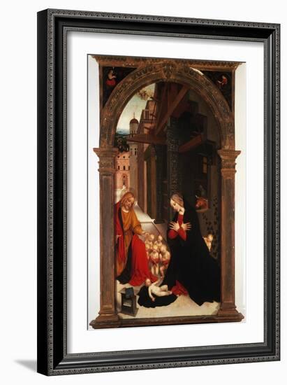 Adoration of the Child-Gerolamo Giovenone-Framed Giclee Print