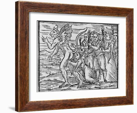 Adoration of the Devil, 17th Century-Middle Temple Library-Framed Photographic Print