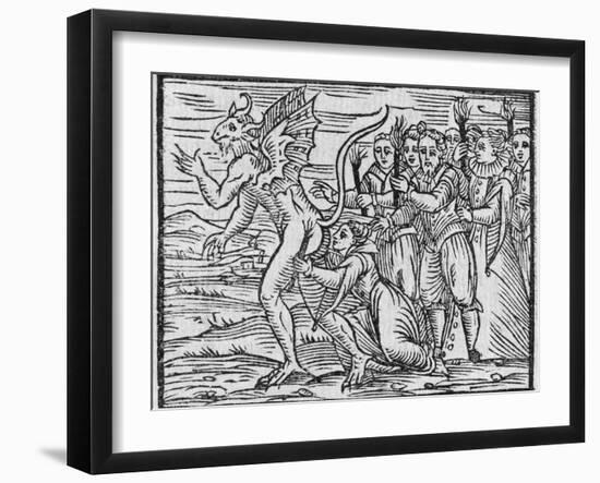 Adoration of the Devil, 17th Century-Middle Temple Library-Framed Photographic Print