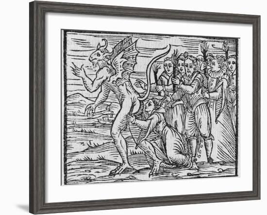 Adoration of the Devil, 17th Century-Middle Temple Library-Framed Photographic Print