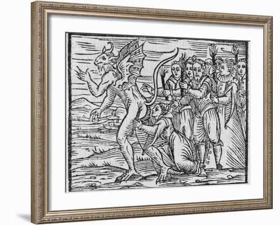 Adoration of the Devil, 17th Century-Middle Temple Library-Framed Photographic Print