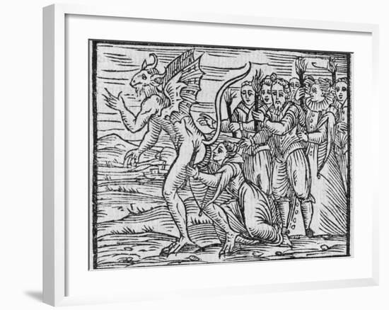 Adoration of the Devil, 17th Century-Middle Temple Library-Framed Photographic Print