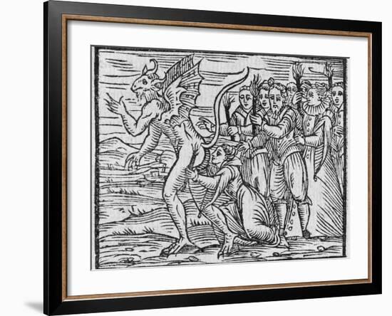 Adoration of the Devil, 17th Century-Middle Temple Library-Framed Photographic Print