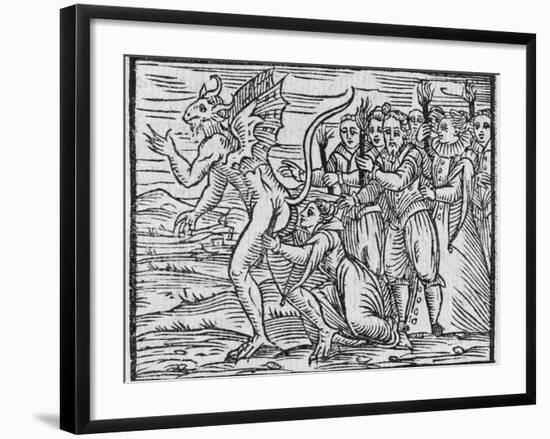 Adoration of the Devil, 17th Century-Middle Temple Library-Framed Photographic Print