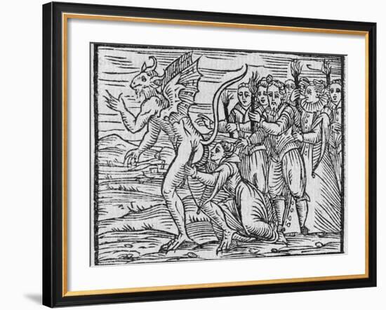 Adoration of the Devil, 17th Century-Middle Temple Library-Framed Photographic Print