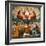 Adoration of the Holy Trinity by Abraham with Sword, David with Harp and Saint John with Eagle-French School-Framed Giclee Print