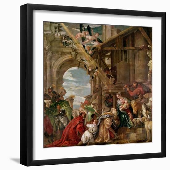 Adoration of the Kings, 1573-Paolo Veronese-Framed Giclee Print