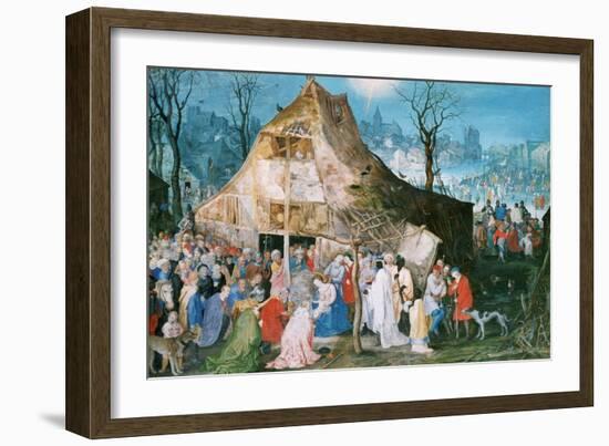 Adoration of the Kings, 1598-Jan Brueghel the Elder-Framed Giclee Print