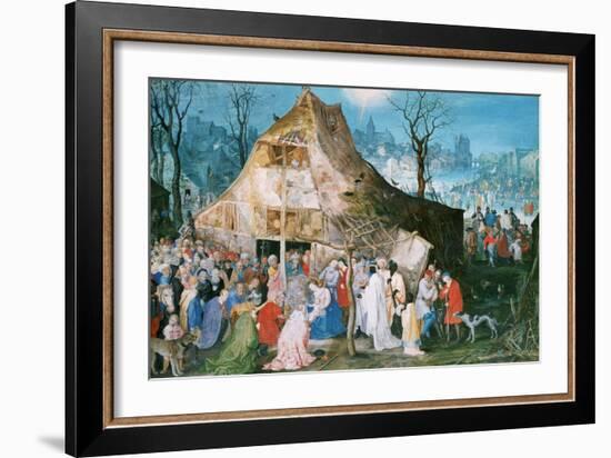 Adoration of the Kings, 1598-Jan Brueghel the Elder-Framed Giclee Print