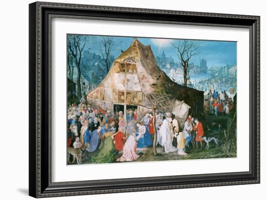 Adoration of the Kings, 1598-Jan Brueghel the Elder-Framed Giclee Print