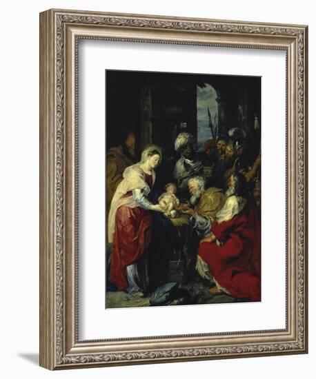 Adoration of the Kings, 17th century-Peter Paul Rubens-Framed Giclee Print