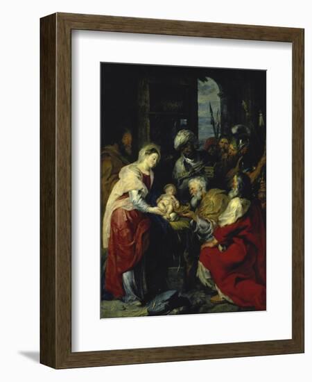 Adoration of the Kings, 17th century-Peter Paul Rubens-Framed Giclee Print