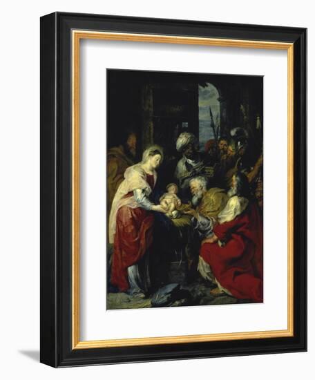 Adoration of the Kings, 17th century-Peter Paul Rubens-Framed Giclee Print