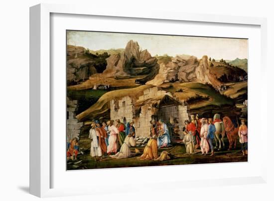 Adoration of the Kings, C. 1480-Filippino Lippi-Framed Giclee Print