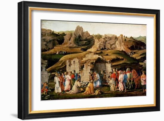 Adoration of the Kings, C. 1480-Filippino Lippi-Framed Giclee Print