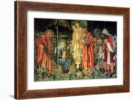 Adoration of the Kings-Edward Burne-Jones-Framed Art Print