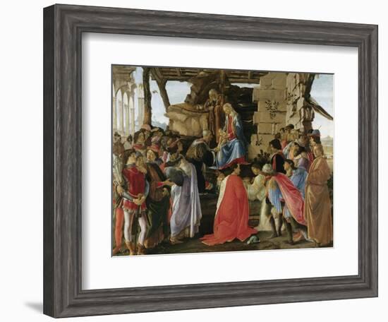 Adoration of the Magi (1475)-Sandro Botticelli-Framed Giclee Print