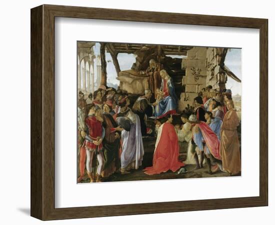 Adoration of the Magi (1475)-Sandro Botticelli-Framed Giclee Print