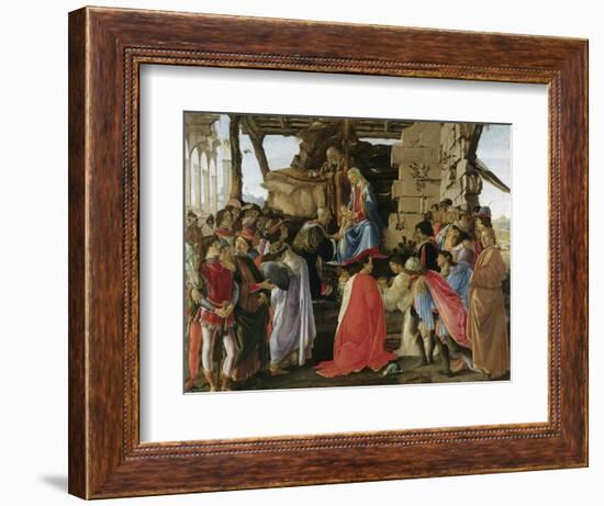 Adoration of the Magi (1475)-Sandro Botticelli-Framed Giclee Print