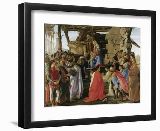 Adoration of the Magi (1475)-Sandro Botticelli-Framed Giclee Print