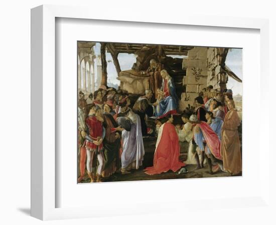 Adoration of the Magi (1475)-Sandro Botticelli-Framed Giclee Print