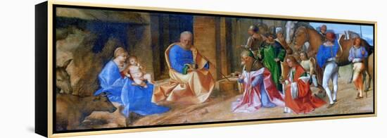 Adoration of the Magi, 1506-1507-Giorgione-Framed Premier Image Canvas