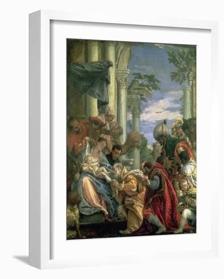 Adoration of the Magi, 1570S-Paolo Veronese-Framed Giclee Print