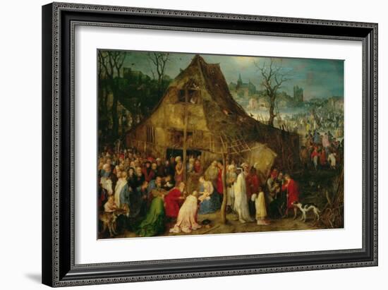 Adoration of the Magi, 1598-Jan Brueghel the Elder-Framed Giclee Print