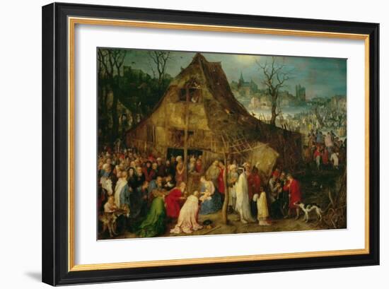 Adoration of the Magi, 1598-Jan Brueghel the Elder-Framed Giclee Print