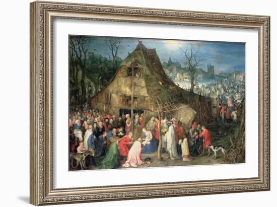 Adoration of the Magi, 1598-Jan Brueghel the Elder-Framed Giclee Print