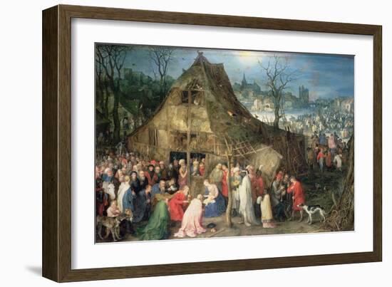 Adoration of the Magi, 1598-Jan Brueghel the Elder-Framed Giclee Print