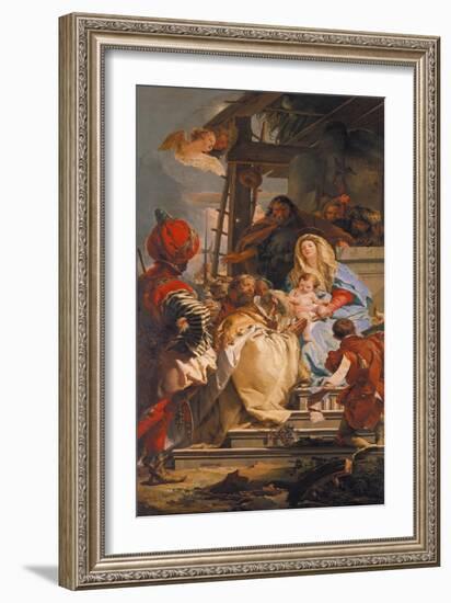 Adoration of the Magi, 1753-Giovanni Battista Tiepolo-Framed Giclee Print