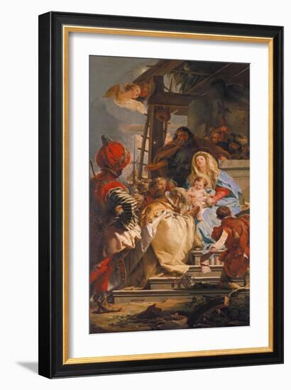 Adoration of the Magi, 1753-Giovanni Battista Tiepolo-Framed Giclee Print