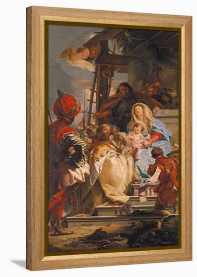 Adoration of the Magi, 1753-Giovanni Battista Tiepolo-Framed Premier Image Canvas