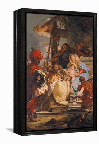 Adoration of the Magi, 1753-Giovanni Battista Tiepolo-Framed Premier Image Canvas