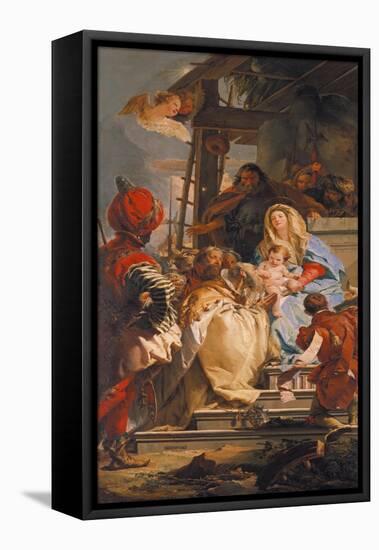 Adoration of the Magi, 1753-Giovanni Battista Tiepolo-Framed Premier Image Canvas