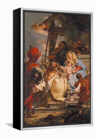 Adoration of the Magi, 1753-Giovanni Battista Tiepolo-Framed Premier Image Canvas