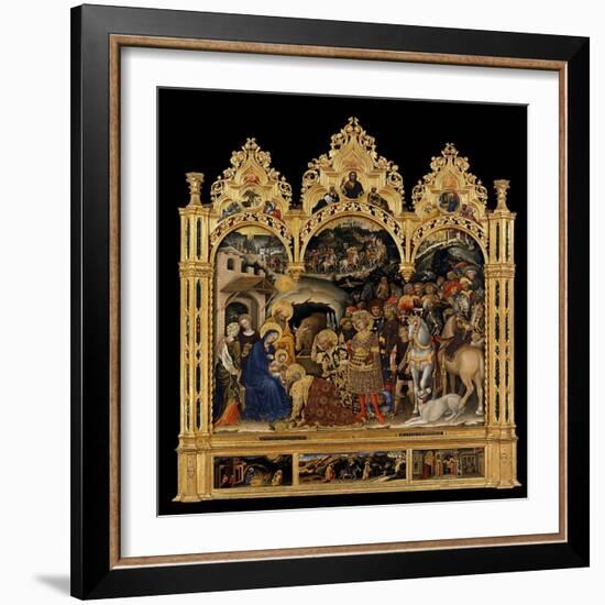 Adoration of the Magi by Gentile Da Fabriano-Gentile da Fabriano-Framed Giclee Print