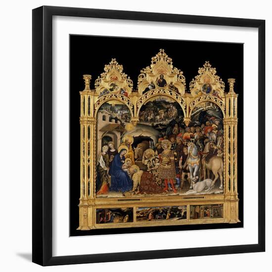 Adoration of the Magi by Gentile Da Fabriano-Gentile da Fabriano-Framed Giclee Print