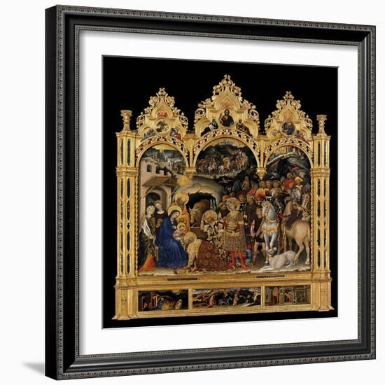 Adoration of the Magi by Gentile Da Fabriano-Gentile da Fabriano-Framed Giclee Print